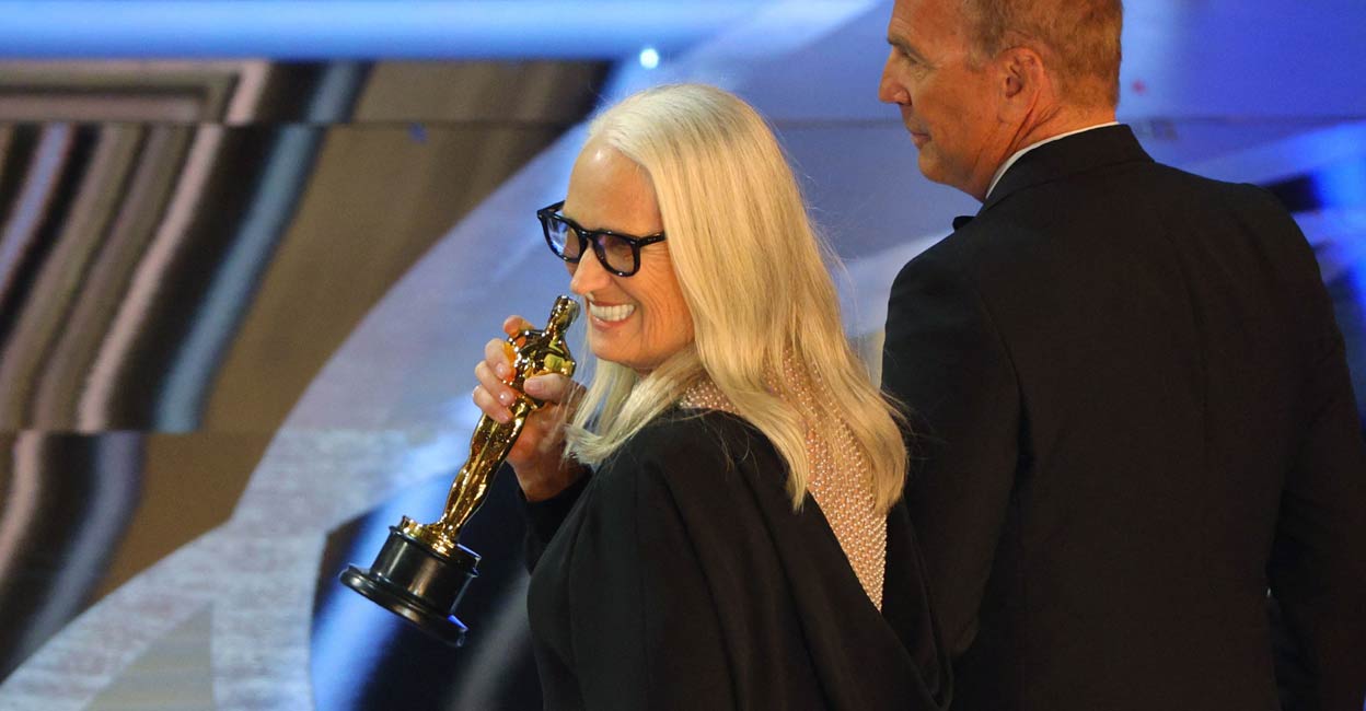 Jane Campion becomes third woman ever to win Best Director at Oscars
