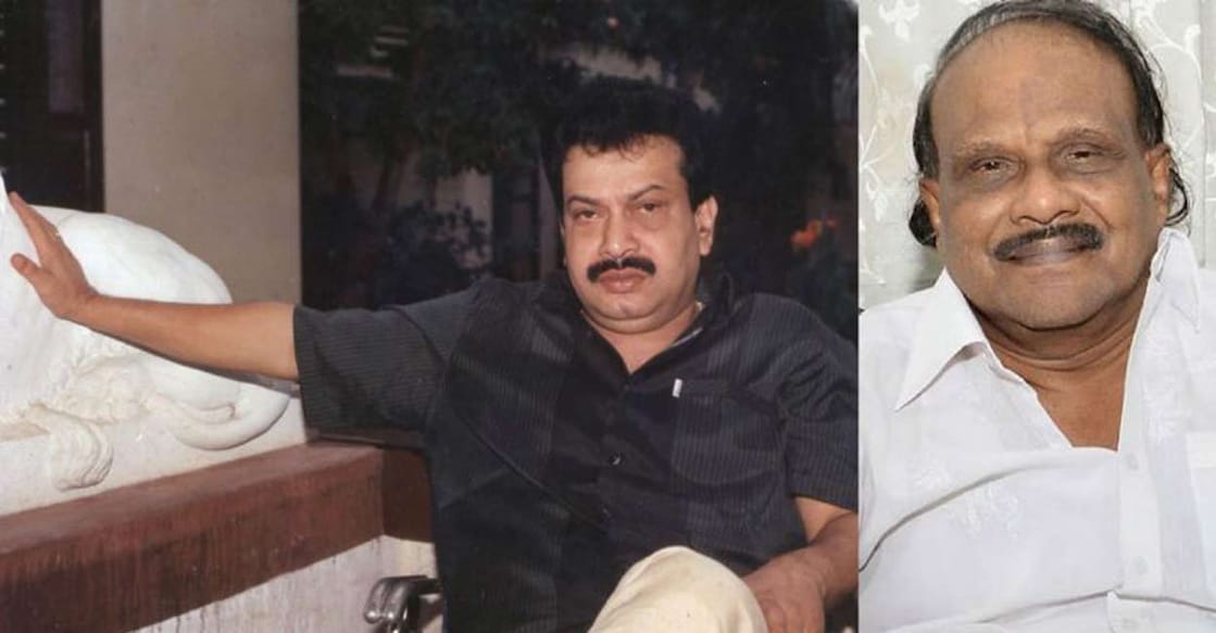 Combo image of Sukumaran (L) and Kaloor Denis