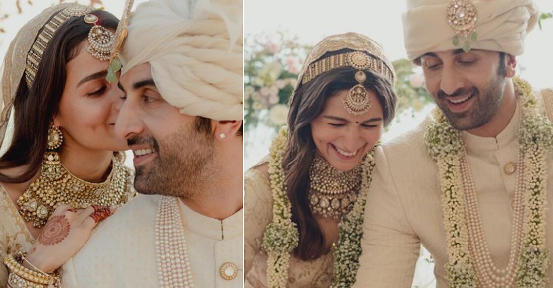Alia took to Instagram to share pictures of the couple's special day