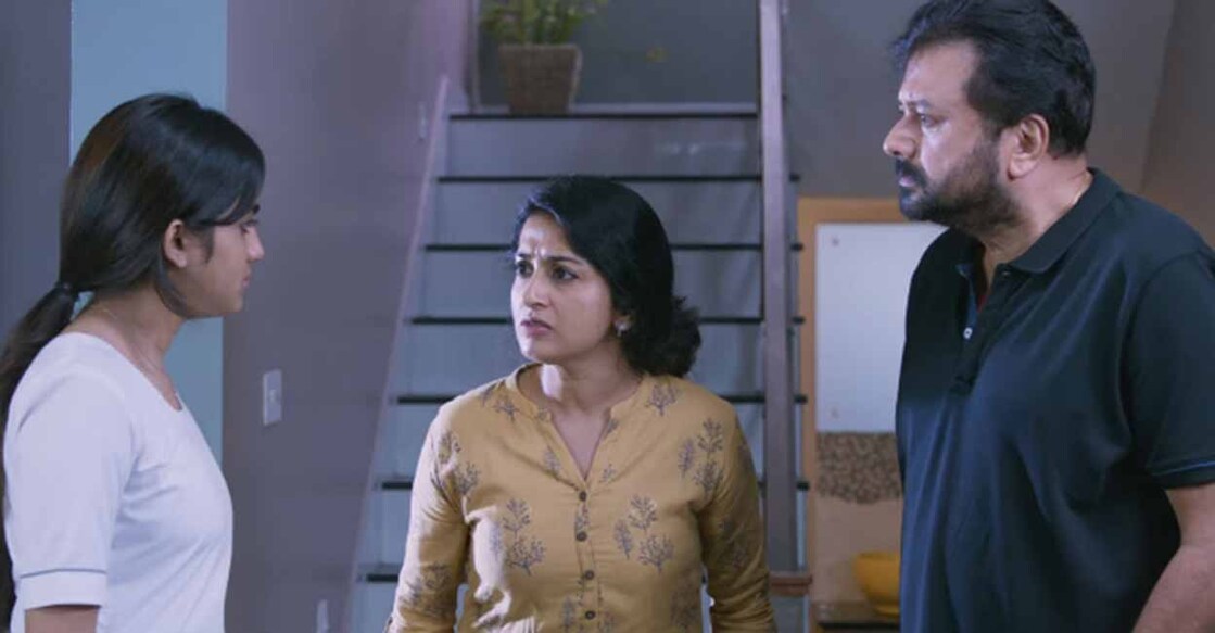 Jayaram and Meera Jasmine play the lead in the movie Makal