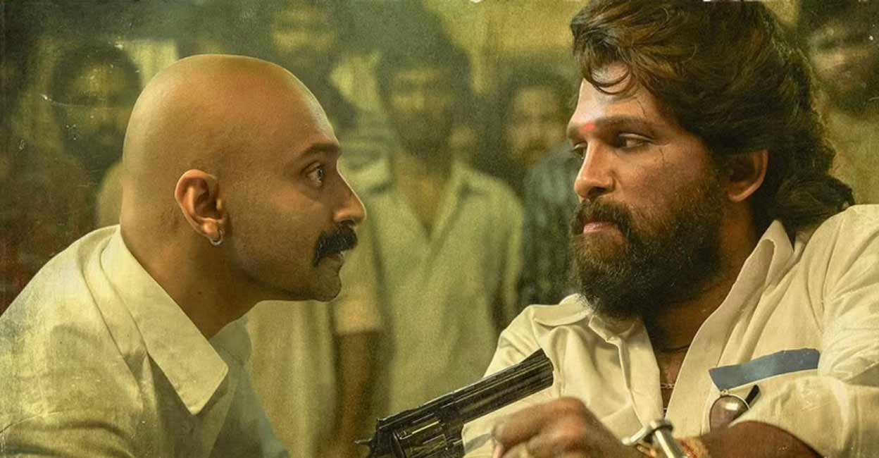 Allu Arjun and Fahad Faasil play the lead roles in the movie, 'Pushpa: The Rise'
