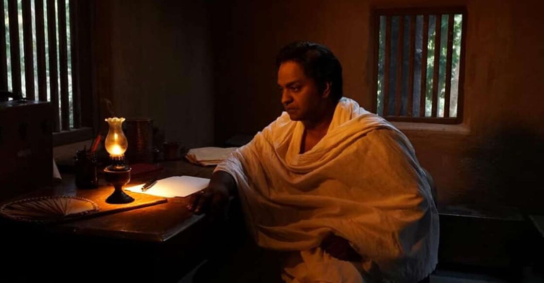 Eminent singer and music composer Sreevalsan J Menon plays Asan in the film.