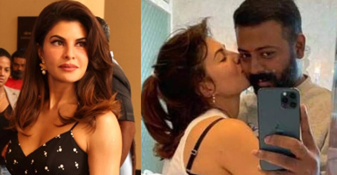 Jacqueline Fernandez. Photo: IANS. (Right) File photo of the actor with the accused Sukesh Chandrasekhar