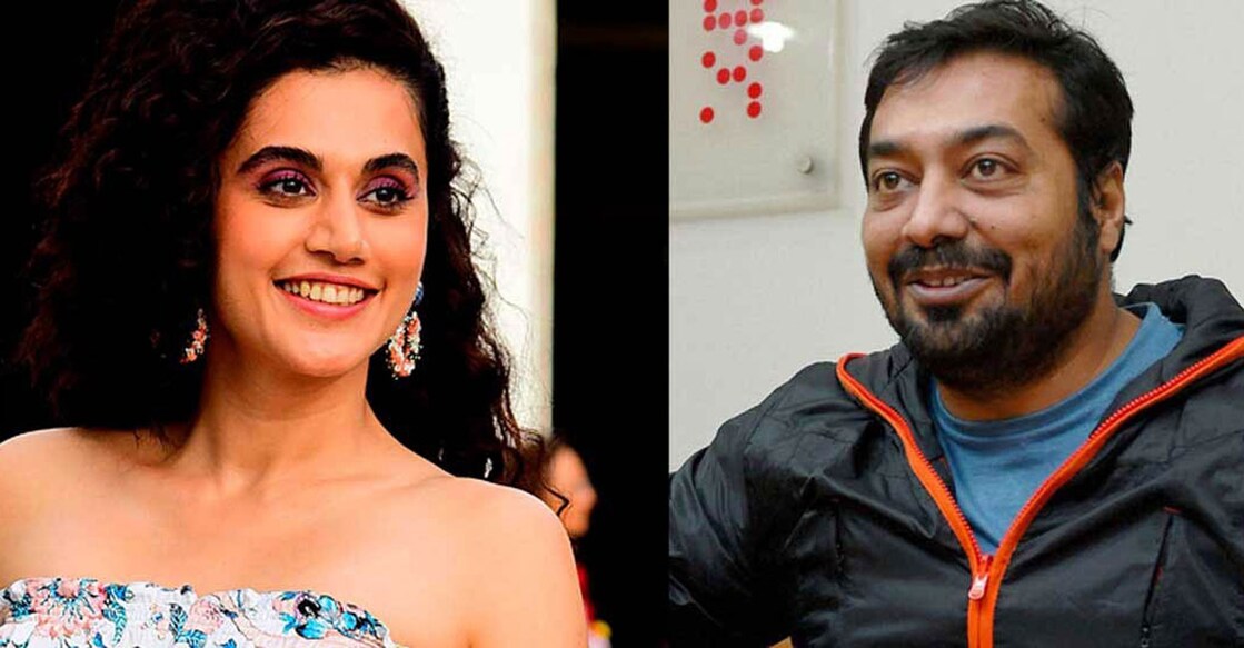Taapsee Pannu and Anurag Kashyap, who worked together in the film 'Dobaaraa'. File Photo: Manorama Online