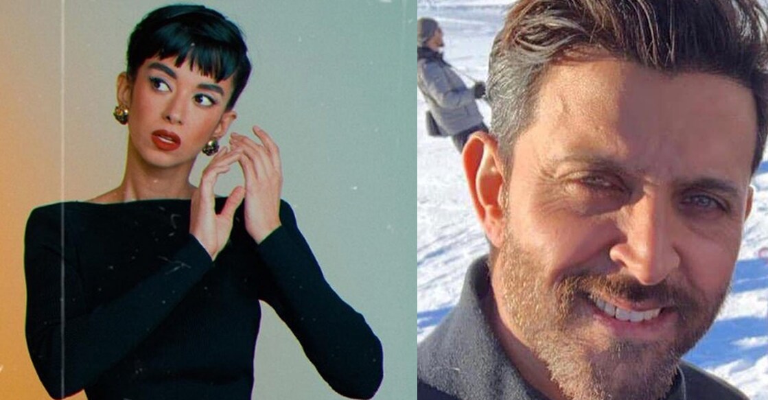 Saba Azad. Photo: IANS. Hrithik Roshan. Photo: Facebook