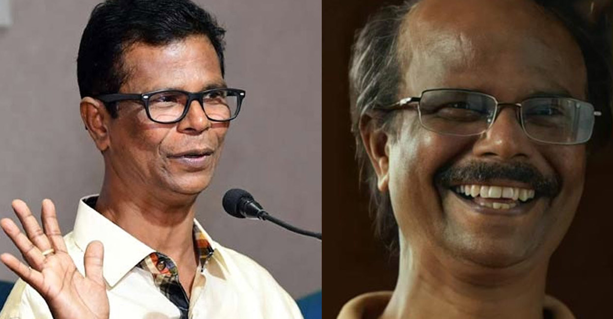 (Right)Actor Indrans in the movie 'Home'. Photo: YouTube