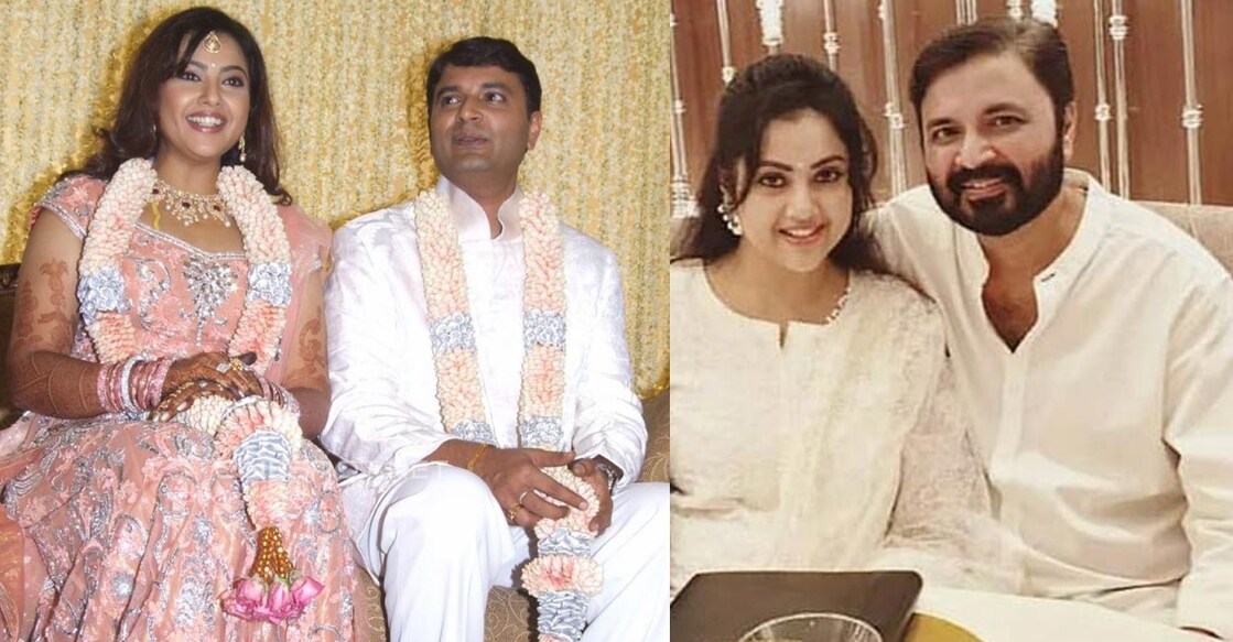 Meena and Vidyasagar tied the knot in 2009. Photos: Twitter