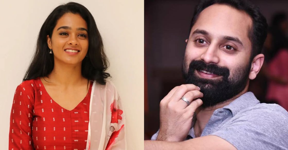 Gayathrie Shankar, Fahadh Faasil Gayathrie had earlier stated she has been a fan of Fahadh Faasil's work after watching him in 'Diamond Necklace'. Photos: Instagram