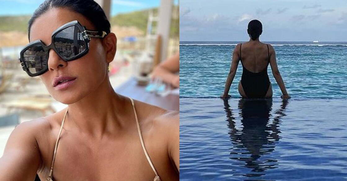 Sushmita is currently vacationing with her daughters Renee and Alisah