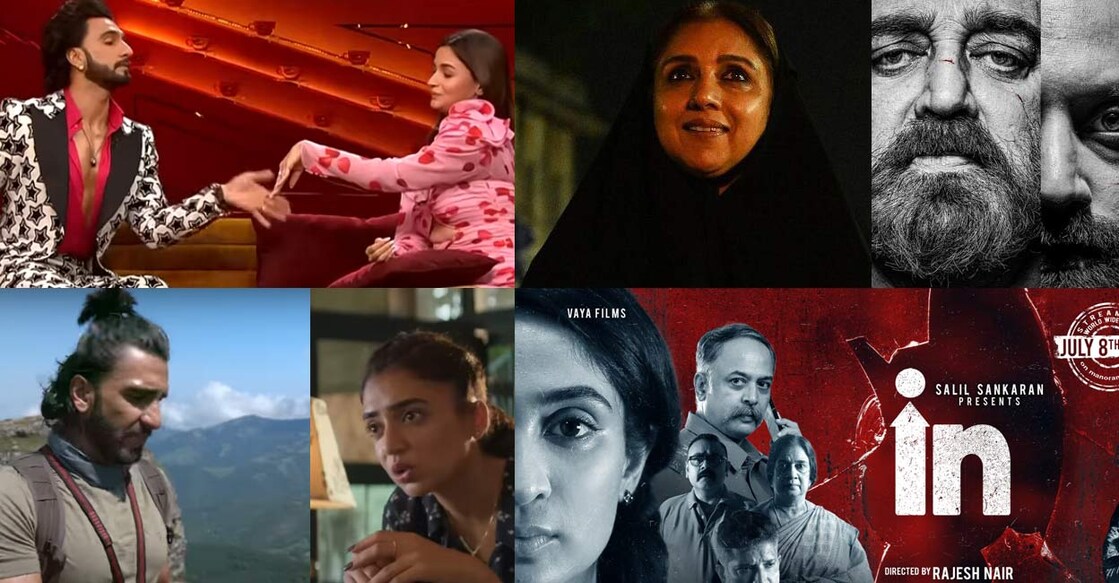 Combo images of the stills from different TV shows and movies that are streaming on various OTT platforms | YouTube stills