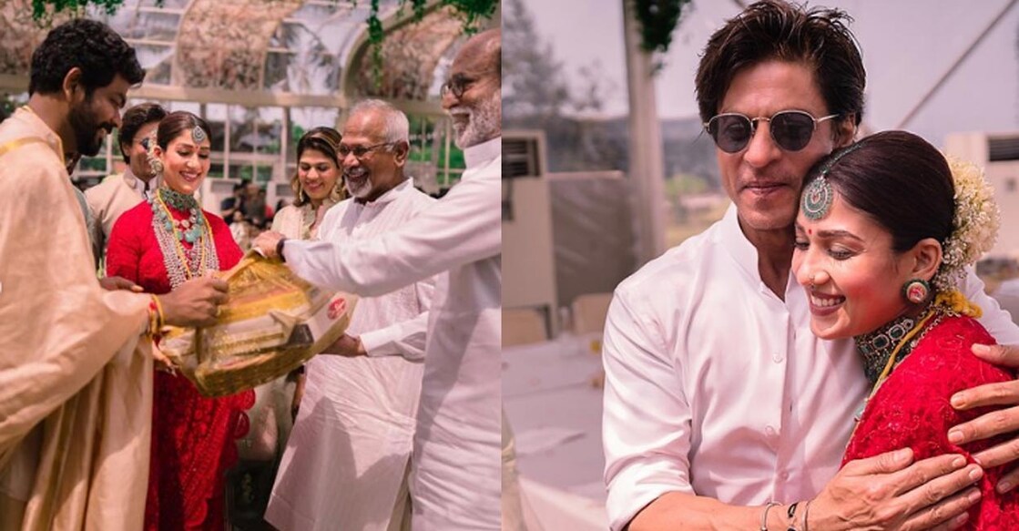 Vignesh has shared pics of the couple with Rajnikanth. Photo: Instagram Vignesh has shared pics of the couple with Rajnikanth and Shah Rukh | Photos: Instagram