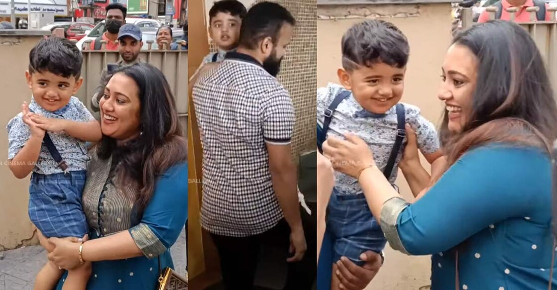 On seeing his father, Izahaak instantly shifted to his arms. Video stills | YouTube