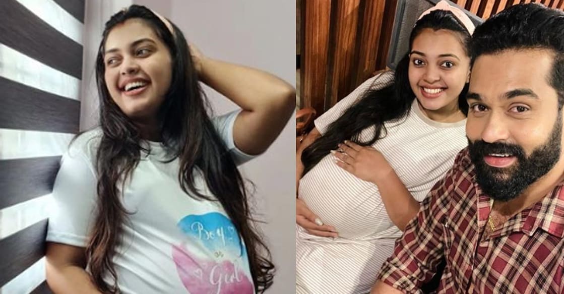 Mridhula, Yuva Krishna Mridhula is very active on social media and has been posting pictures and videos of her baby bump. Photos: Instagram | parvathy_anuz