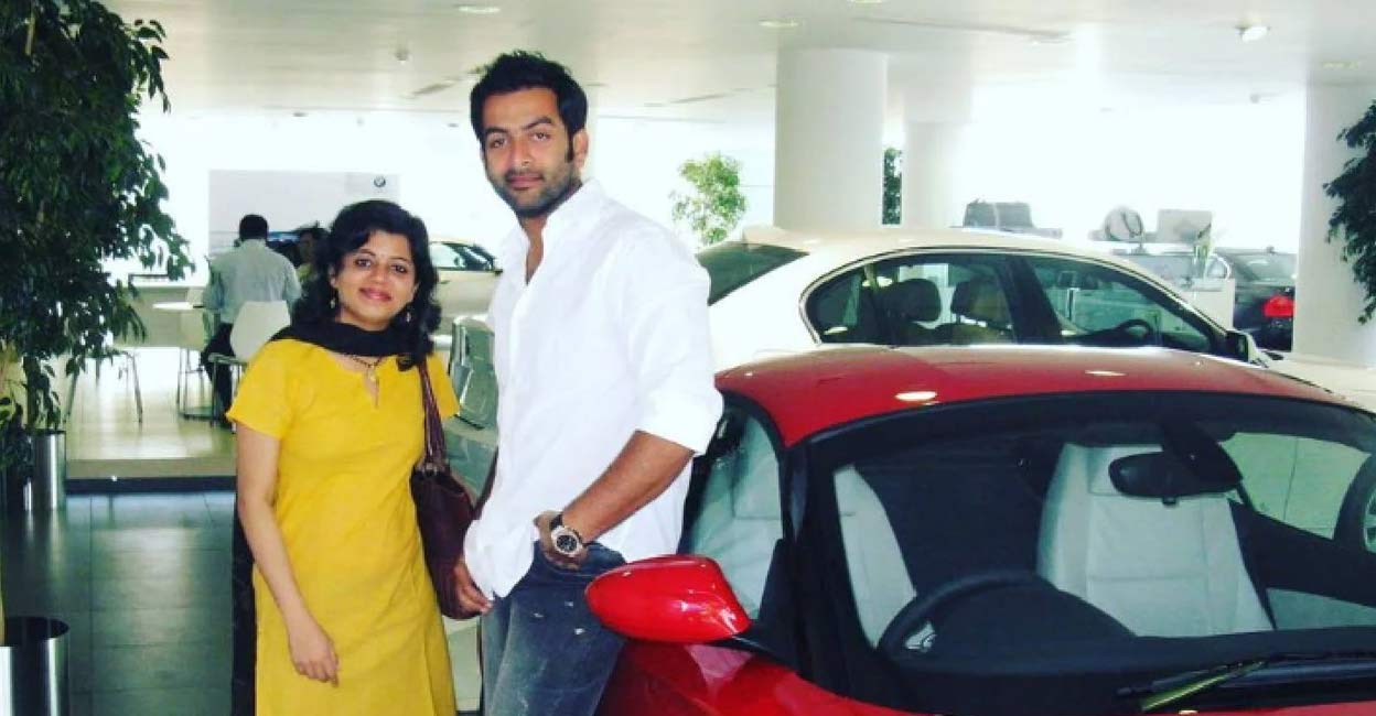 The couple had met in Mumbai in 2007. Photo: Instagram | supriyamenonprithviraj
