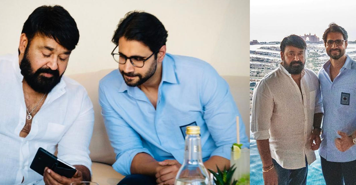 Mohanlal, Abhishek Vyas AVS Studios, which is bankrolling the film, is founded by former Netflix executive Abhishek Vyas. Photos: Facebook | Mohanlal