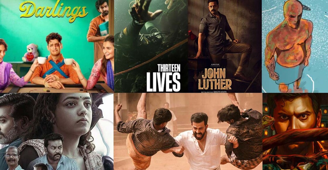Posters of movies that are streaming on OTT platforms. Images: IMDB
