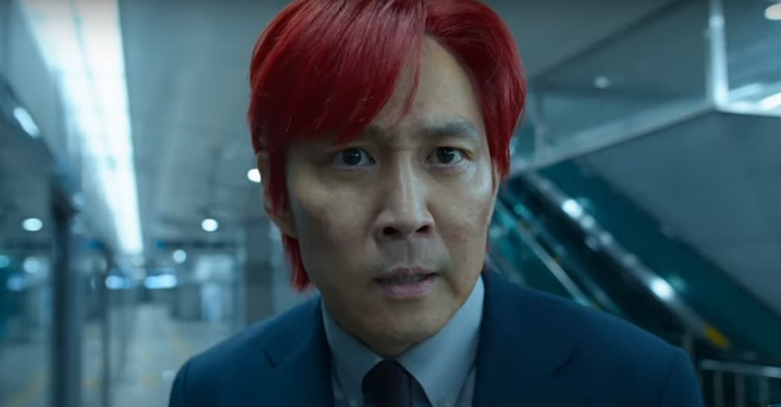 Lee Jung-jae became the first Asian actor ever to win Outstanding lead actor. Photo: Video still