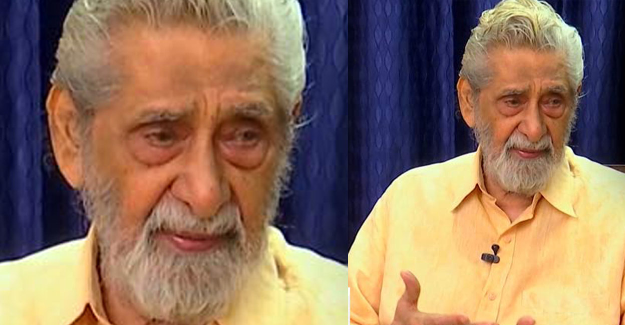 actor madhu Actor Madhu celebrated his 89th birthday as per the English calender on September 23. Photo: Manorama News