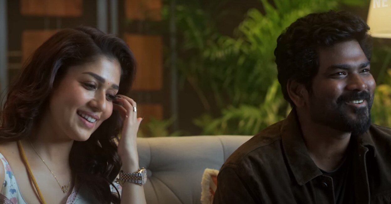Nayanthara shares her journey as an actor in the video. Photo: YouTube | Netflix