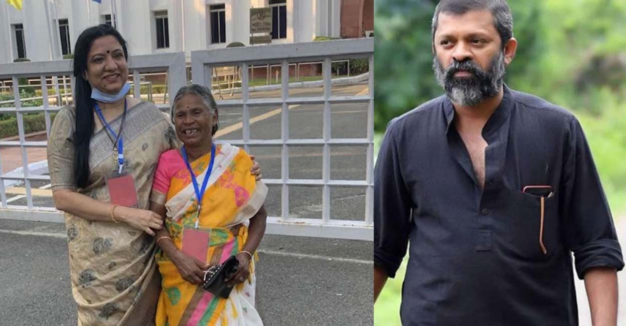 Sachy’s wife, Siji and Nanjiyamma (L) and Sachy