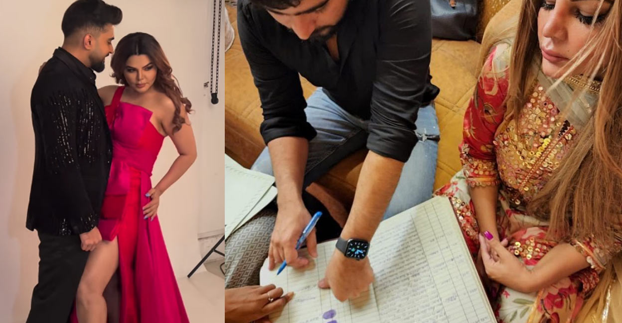 Rakhi Sawant and Adil married in May last year but only made their marriage public now. Photos: Instagram | rakhisawant2511