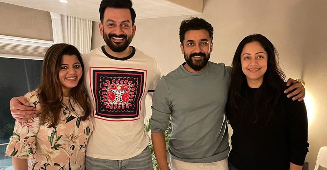 The star couples met in Mumbai. Photo: Instagram | @therealprithvi