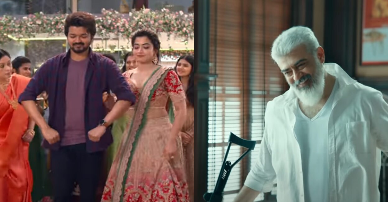 'Varisu' and 'Thunivu' are releasing in theatres on the same date. Movie stills | YouTube