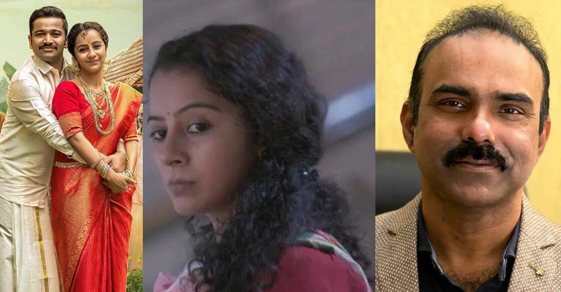 Combo image of scenes from the movie 'Jaya Jaya Jaya Jaya Hey' and (far right) Indian Medical Association Kerala Chairman Dr Sulphi Noohu.