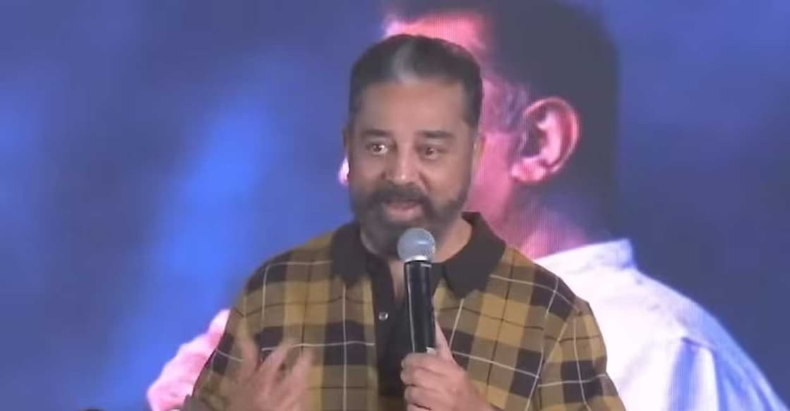 On a dais resonated with cinema and politics, the actor came out with filmi-style dialogues in response to students’ questions. Photo: Youtube/Thi Cinemas