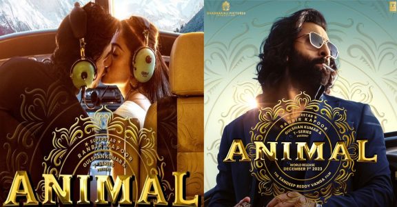 Ranbir Kapoor and Rashmika Mandanna share a kiss in new 'Animal' poster |  Onmanorama