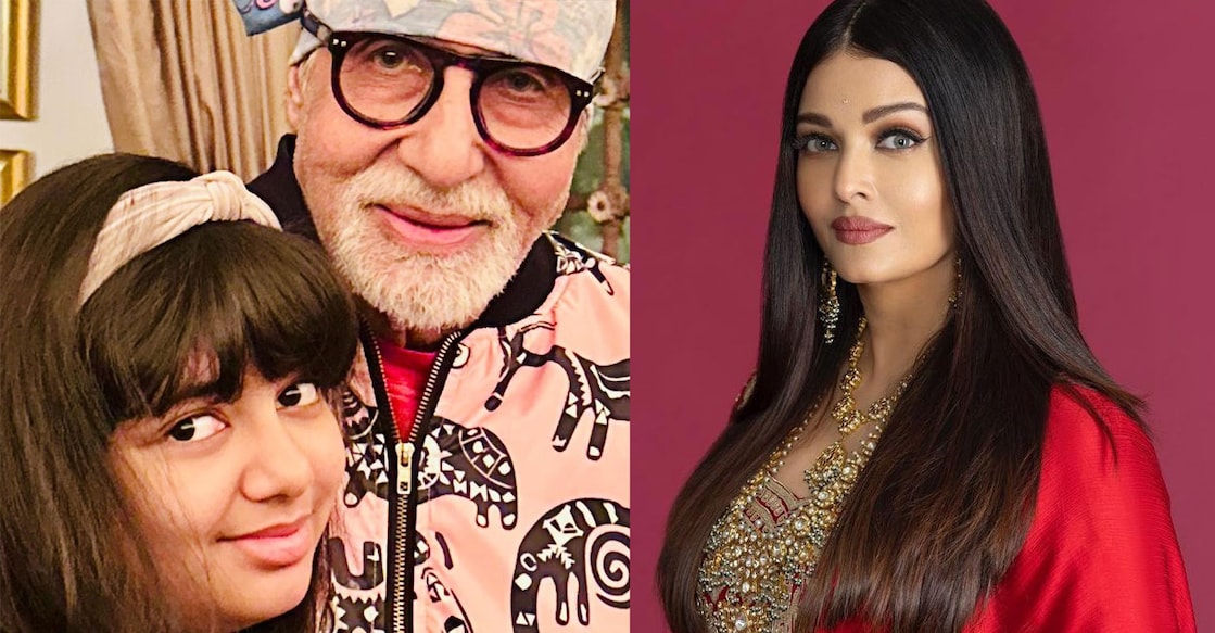 Aaradhya, Amitabh, Aishwarya. Photo: Instagram/Aishwarya Rai