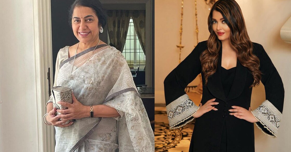 Suhasini said Aishwarya is extremely caring. Photos: Instagram