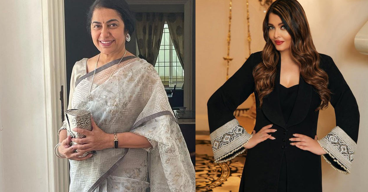 Suhasini said Aishwarya is extremely caring. Photos: Instagram