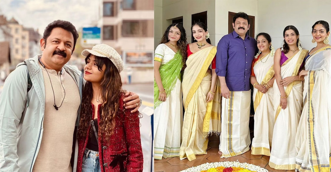 Krishna Kumar and family. Photo: Instagram/Krishna Kumar
