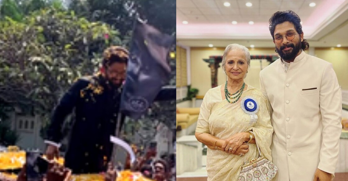 Allu Arjun has made history by winning the National Award as in the history of Telugu cinema, he is the only actor to have the Award for the best actor. Photo: Instagram | IANS