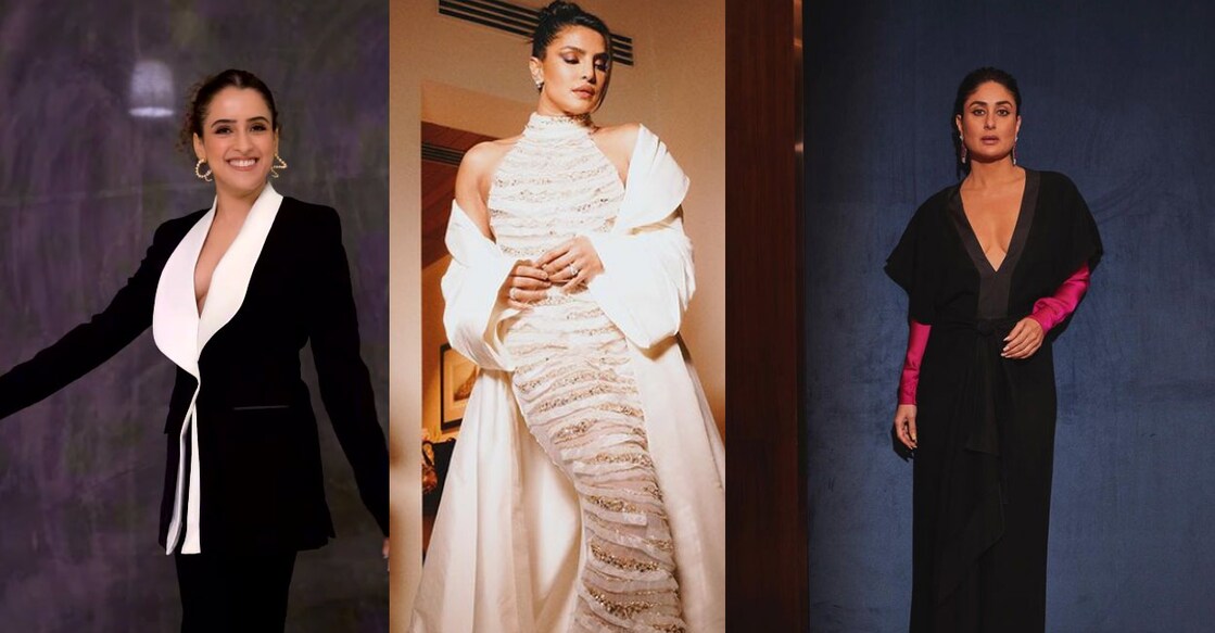 Actor Sanya Malhotra, who has been basking in the success of her recent blockbuster release ‘Jawan’ graced the event in a stylish black and white blazer and black pants. Photos | Instagram