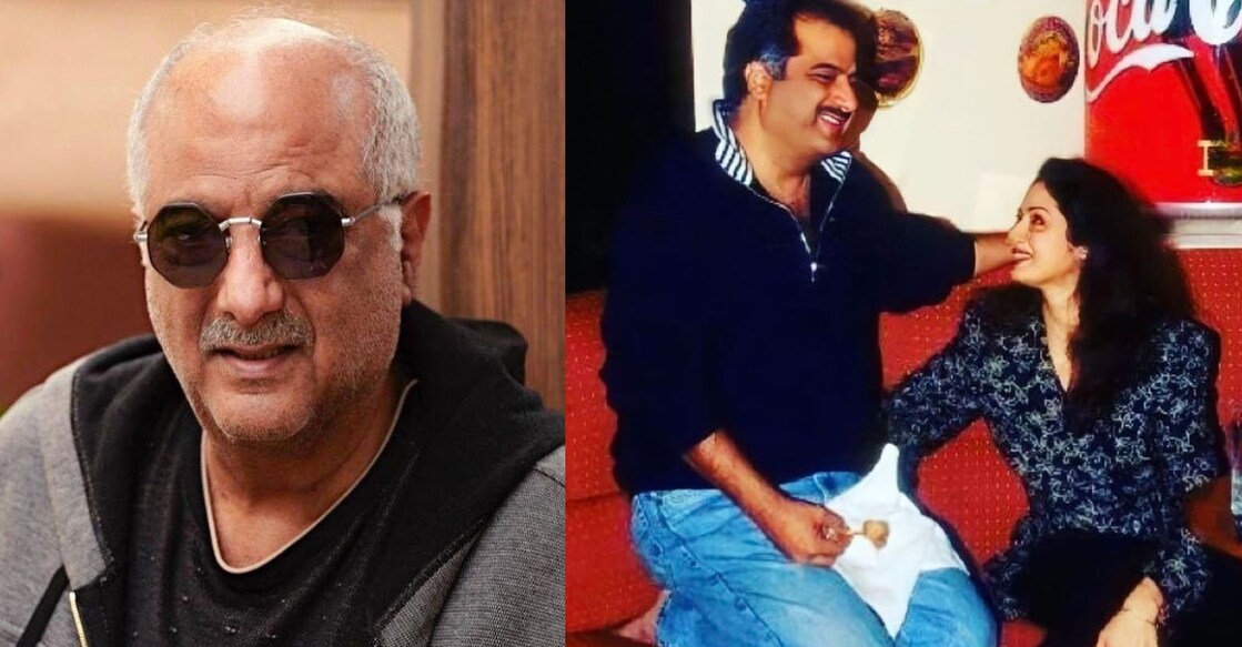 The couple have two chidren from their marriage, Jhanvi and Khushi. Photo: Instagram | boney.kapoor
