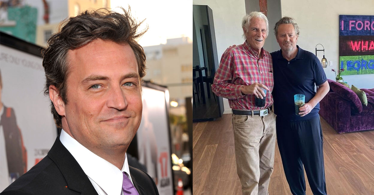 Matthew Perry, Perry's father Matthew Perry and his father. Photo: Instagram/IMDb