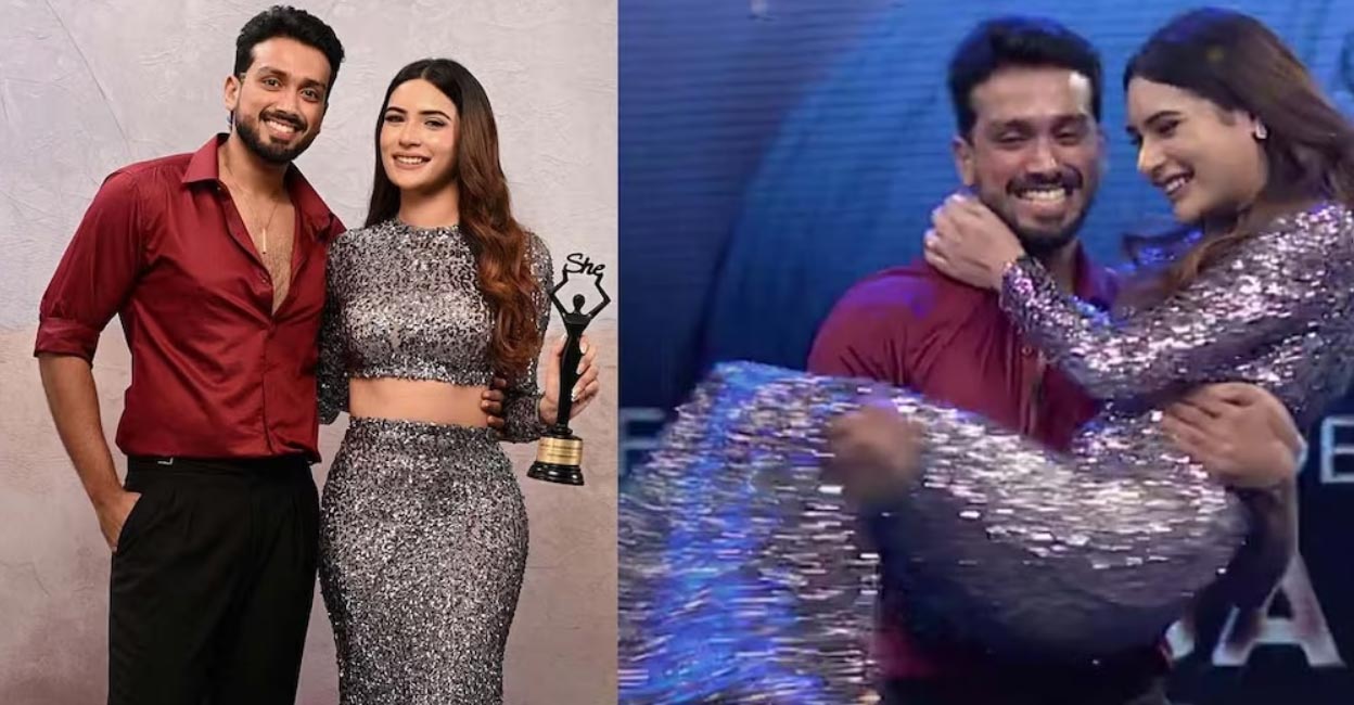 tarini-kalingarayar-kalidas-jayaram The duo have been open about their relationship on social media and have been posting lovey-dovey notes, especially on each other's special days. Photo | Instagram