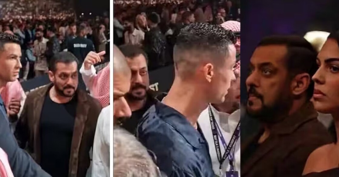 The video was circulated claiming that the footballer walked past Khan without acknowledging him. Video still | YouTube