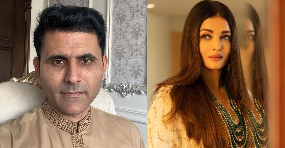 Abdul Razzaq, Aishwarya Rai. Photo: Instagram/abdulrazzaqcricketer/aishwaryaraibachchan_arb