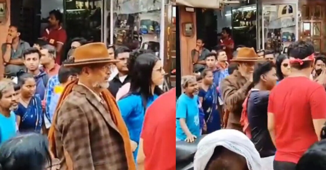 nana-patekar In the video, a teenager can be seen approaching Patekar for a selfie and momentarily standing next to the actor. Photo | Twitter