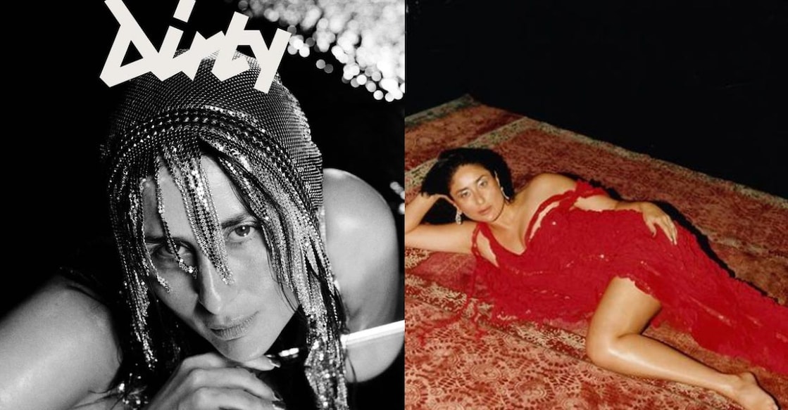 Kareena Kapoor is the first celebrity to pose for the magazine. Photo | Instagram (@thedirtymagazine)