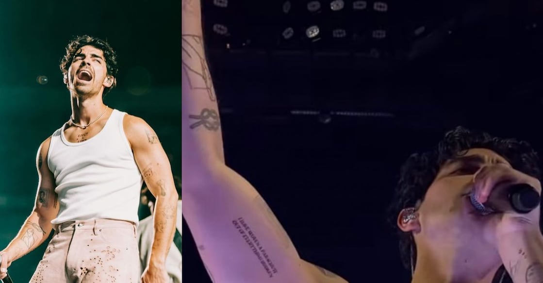 joe-jonas-latest Joe also got a tattoo of his daughters Delphine and Willa's birth dates on his chest. Photo | Instagram (@joejonas)