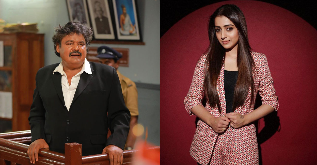 Mansoor Ali Khan, Trisha Mansoor Ali Khan, Trisha. Photo: Instagram