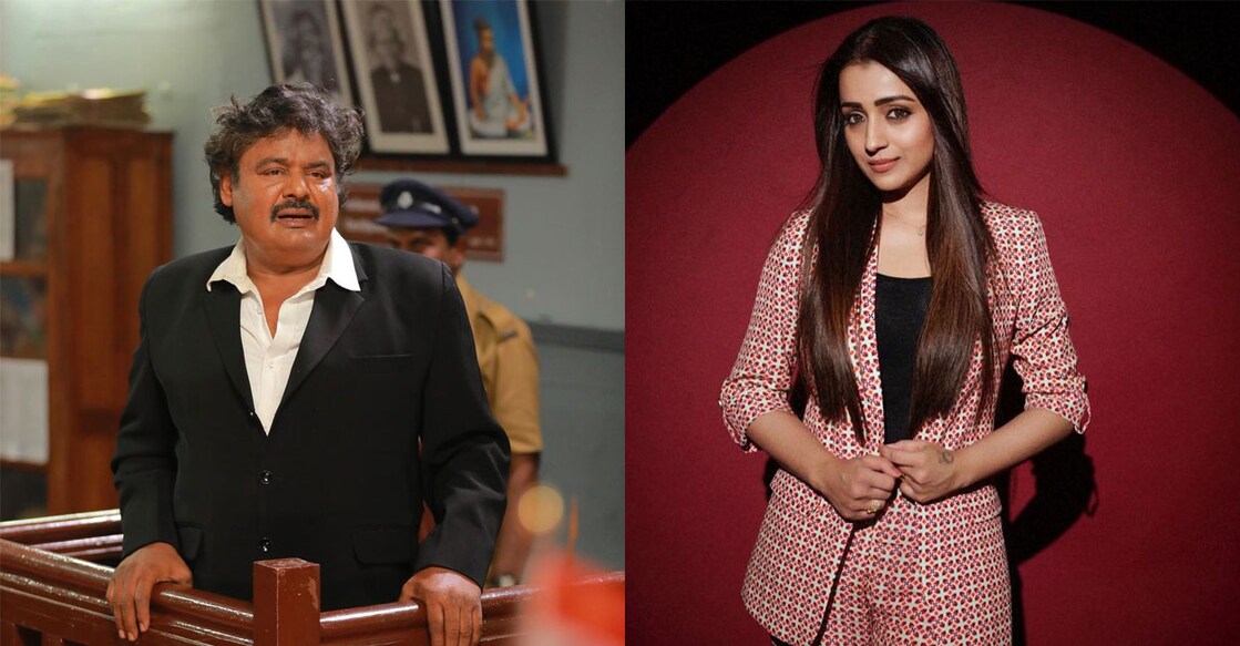 Mansoor Ali Khan, Trisha. Photo: Instagram
