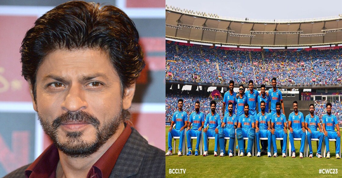 SRK, Team India. Photo:IMDb/Instagram