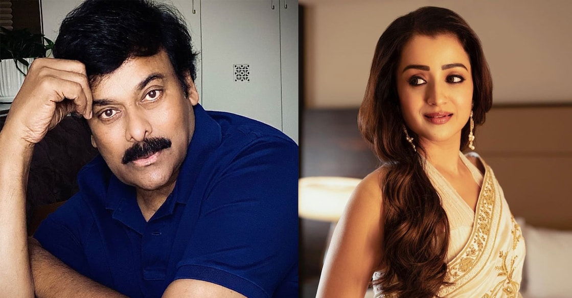 Chiranjeevi, Trisha. Photo: Instagram