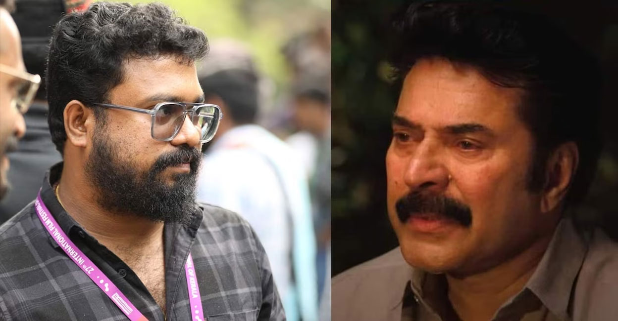 Adarsh Sukumaran, Mammootty. Photo: Manorama Online