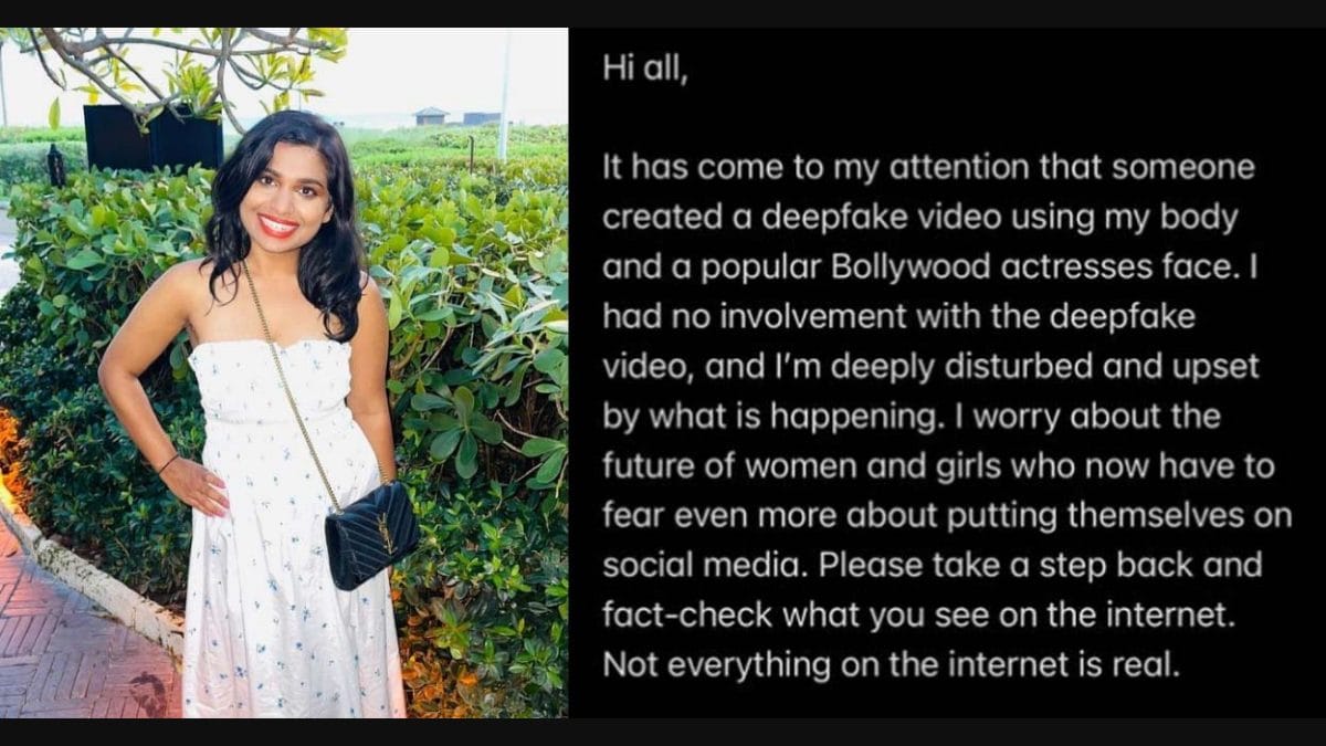 Social media influencer in Rashmika Mandannas deepfake video responds to  controversy | Entertainment News | Onmanorama